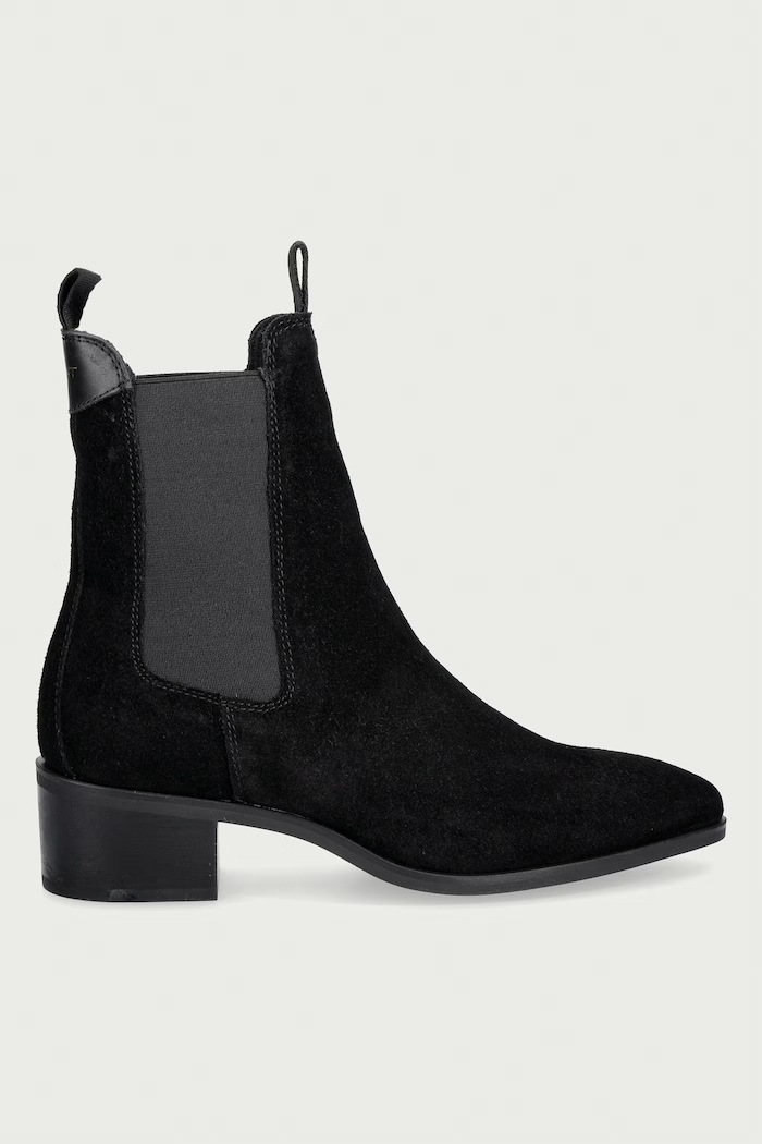 Gant μπότες τσέλσι σουέτ St Broomly 33553451.G00 μαύρο AW26