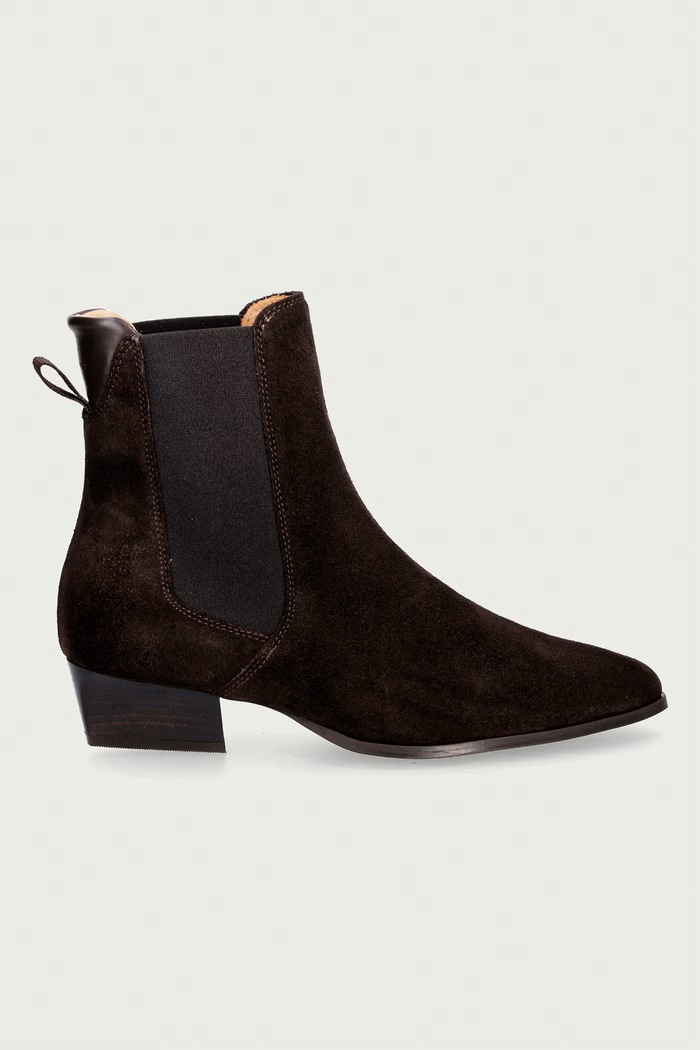 Gant Gležnjače za žene od brušene kože Bassotte 33553413.G399 smeđa AW26