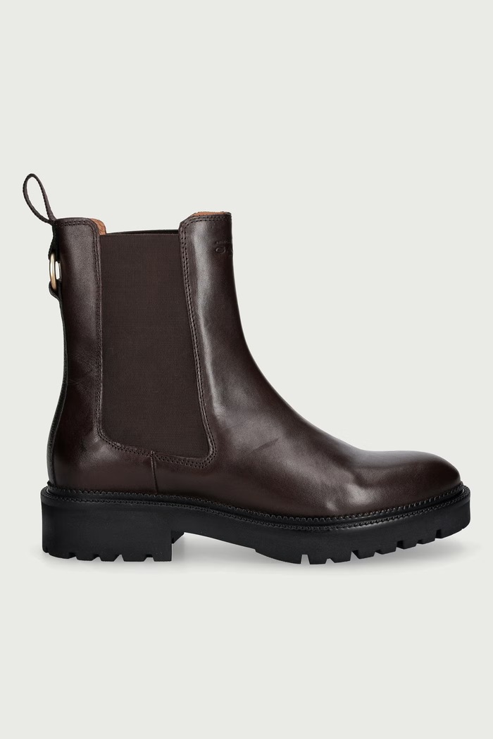 Gant Chelsea čižmy dámske kožené Kelliin 33551440.G399 hnedá AW26