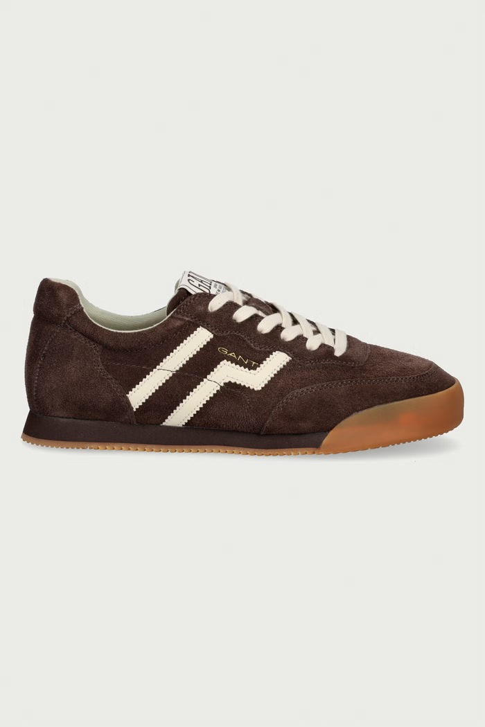 Gant Beylana sneakers γυναικεία σουέτ 33533336.G388 καφέ AW26
