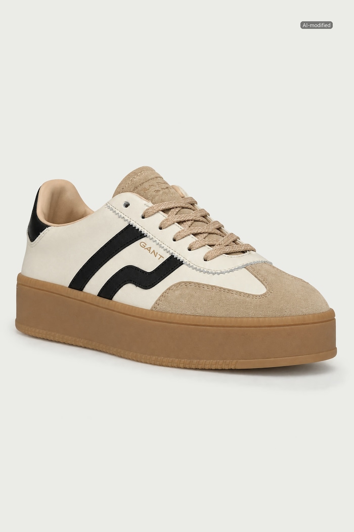 Gant Cuzmani sneakersy damskie skórzane beżowy 33531353.G208