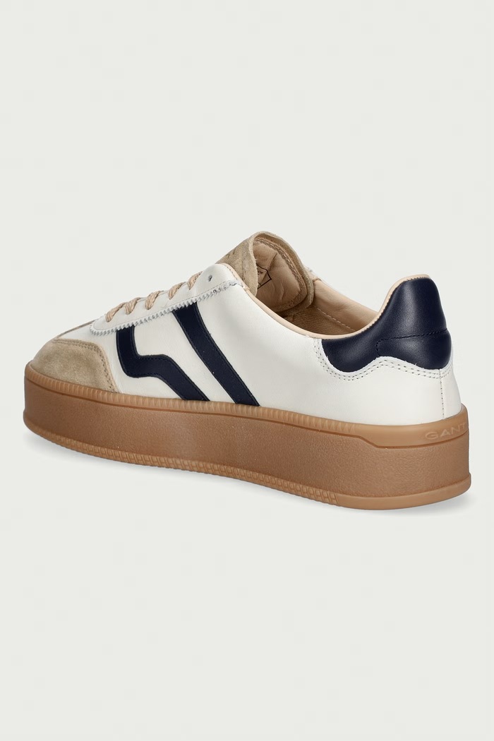 Obuwie Gant Cuzmani sneakersy damskie skórzane 33531353.G208 beżowy