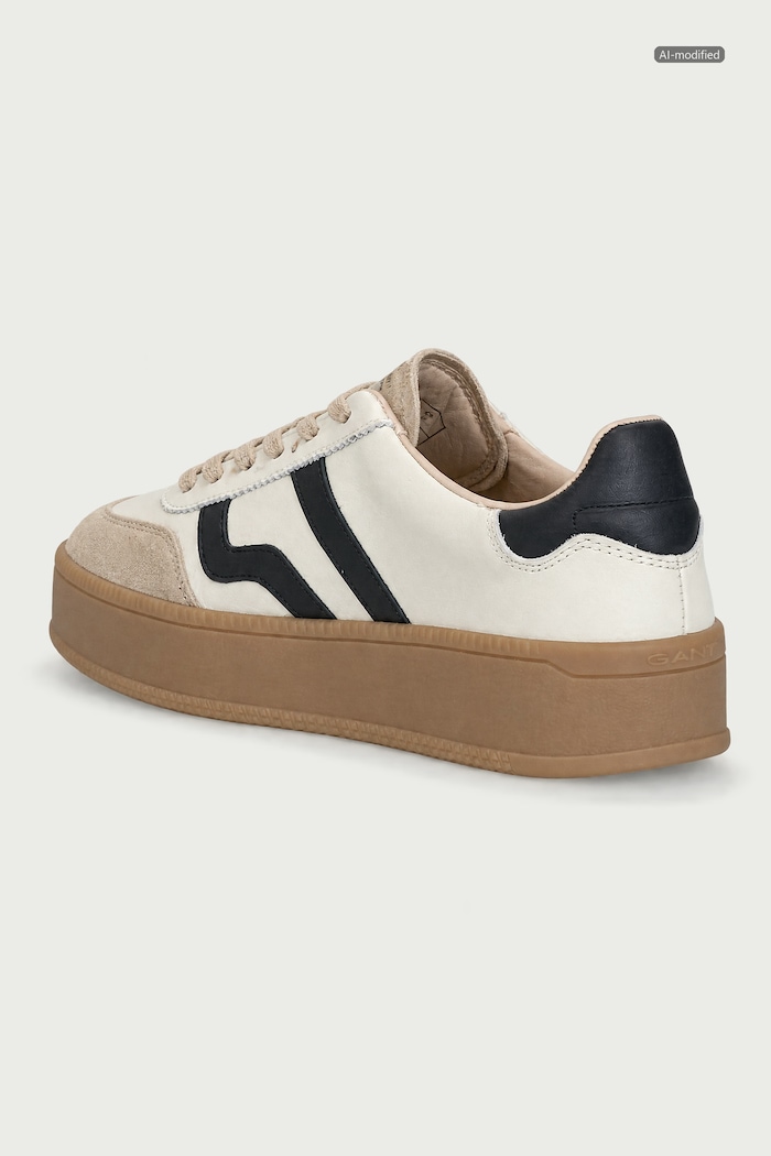 Obuwie Gant Cuzmani sneakersy damskie skórzane 33531353.G208 beżowy