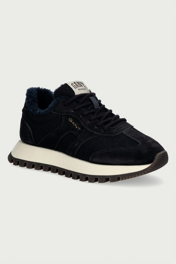 Gant Caffay sneakers γυναικεία σουέτ σκούρο μπλε 33538340.G69