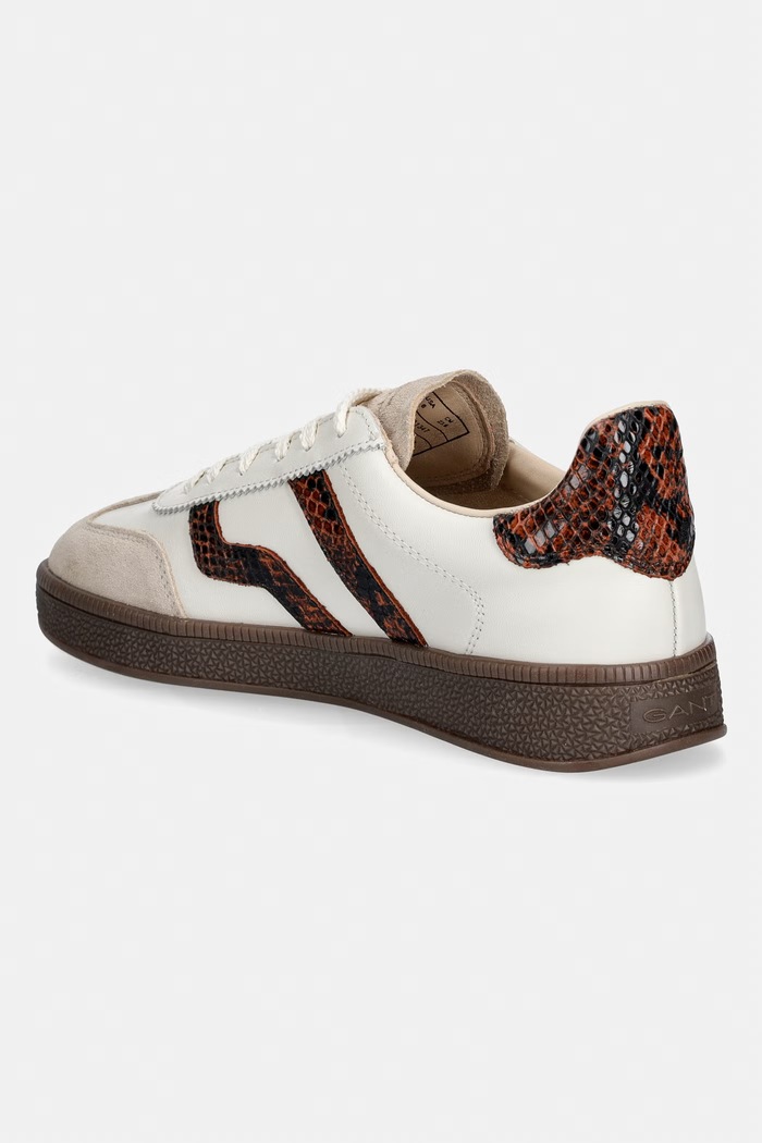 Obuwie Gant Cuzima sneakersy damskie skórzane 33531347.G91 beżowy