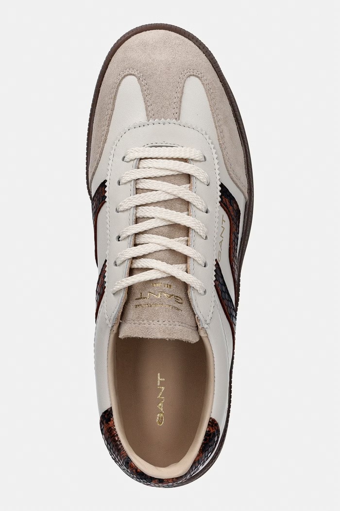 Gant Cuzima sneakersy damskie skórzane beżowy 33531347.G91