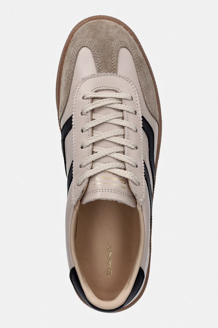 Gant Cuzima sneakersy damskie skórzane beżowy 33531344.G187