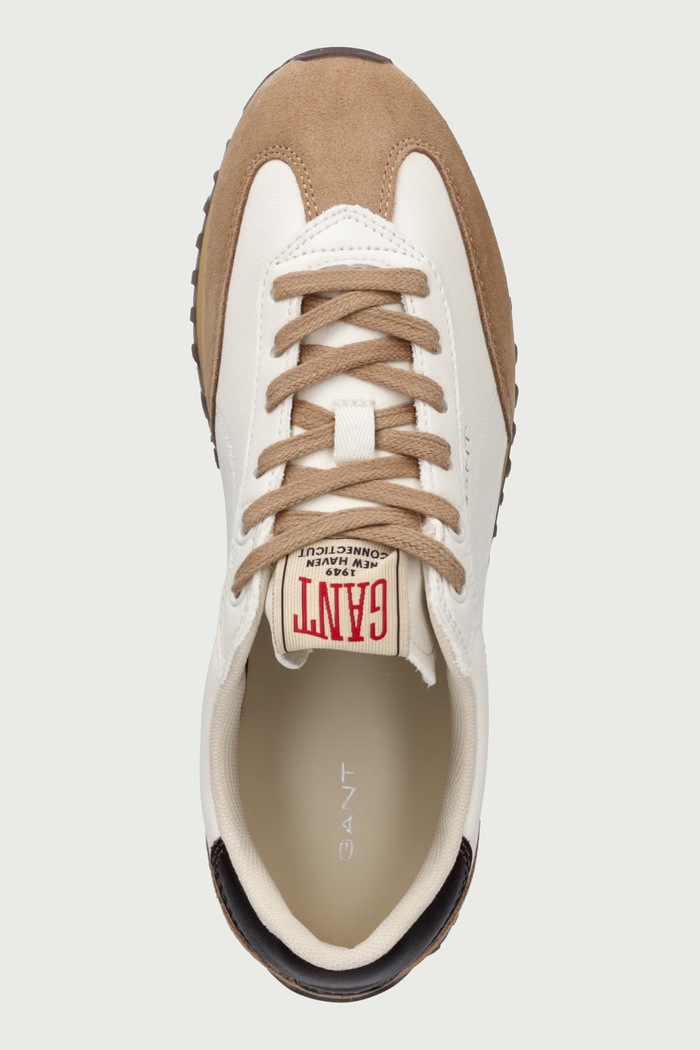 Beja sneakers γυναικεία δερμάτινα Gant 33531334.G337 λευκό