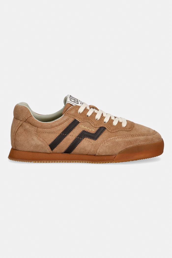 Gant Beylana sneakers γυναικεία σουέτ 33533336.G384 καφέ AW26