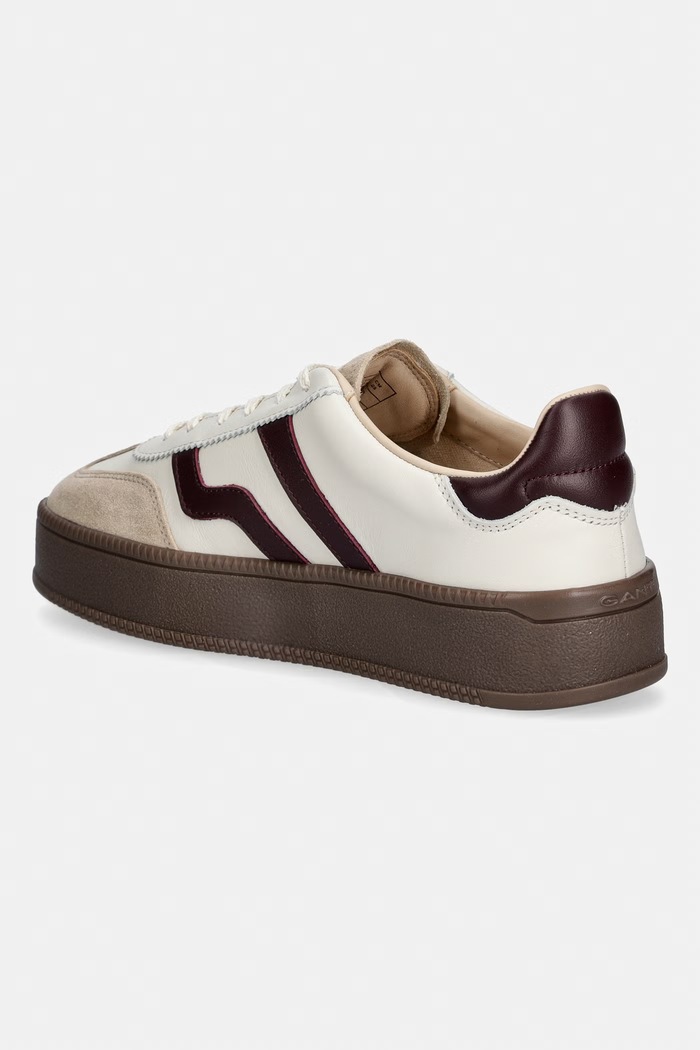 Obuwie Gant Cuzmani sneakersy damskie skórzane 33531353.G045 beżowy