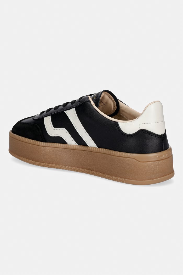 Obuwie Gant Cuzmani sneakersy damskie skórzane 33531351.G042 czarny