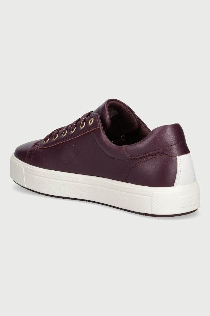 Obuwie Gant Avino sneakersy damskie skórzane 33531326.G550 bordowy