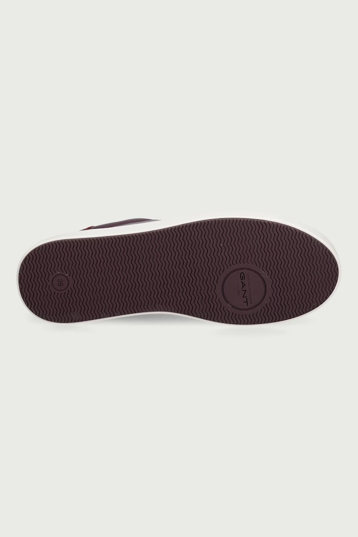 Avino sneakersy damskie skórzane Gant bordowy 33531326.G550