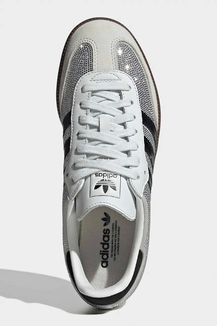 Samba Og sneakersy damskie adidas Originals IH9055 srebrny