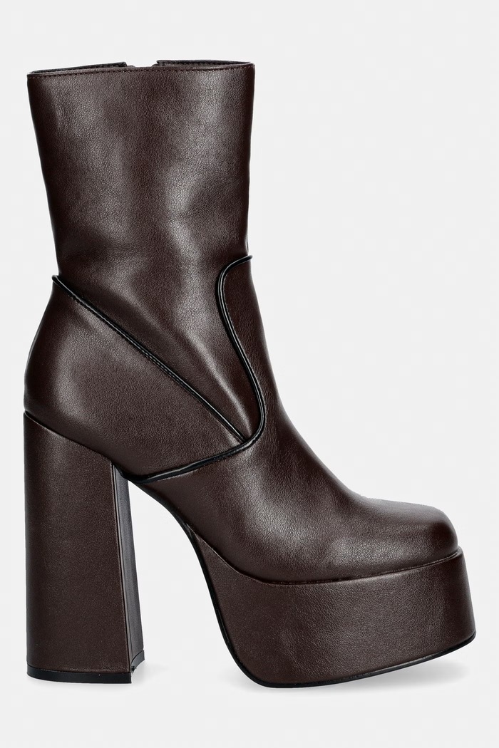 Koi Footwear botki na słupku damskie DBP1 DBP1.CHOCO brązowy AW26