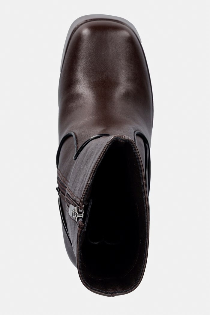 Koi Footwear botki na słupku damskie DBP1 brązowy DBP1.CHOCO