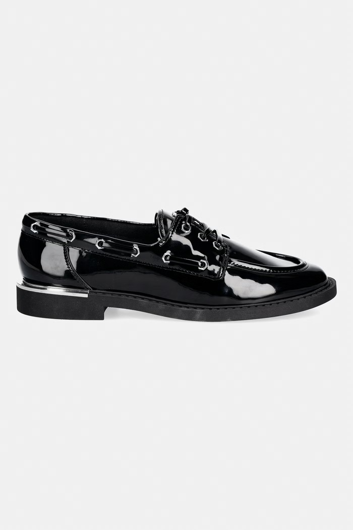 DKNY półbuty damskie Randall Boat K2633523.BLK czarny AW26