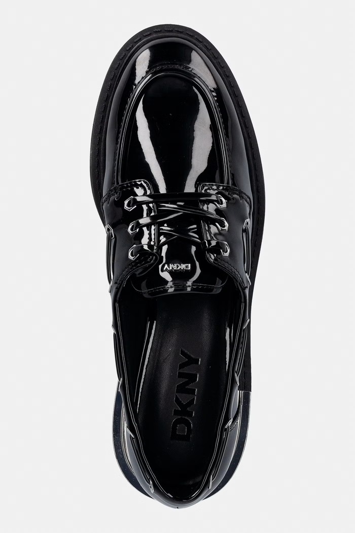 DKNY półbuty damskie Randall Boat czarny K2633523.BLK
