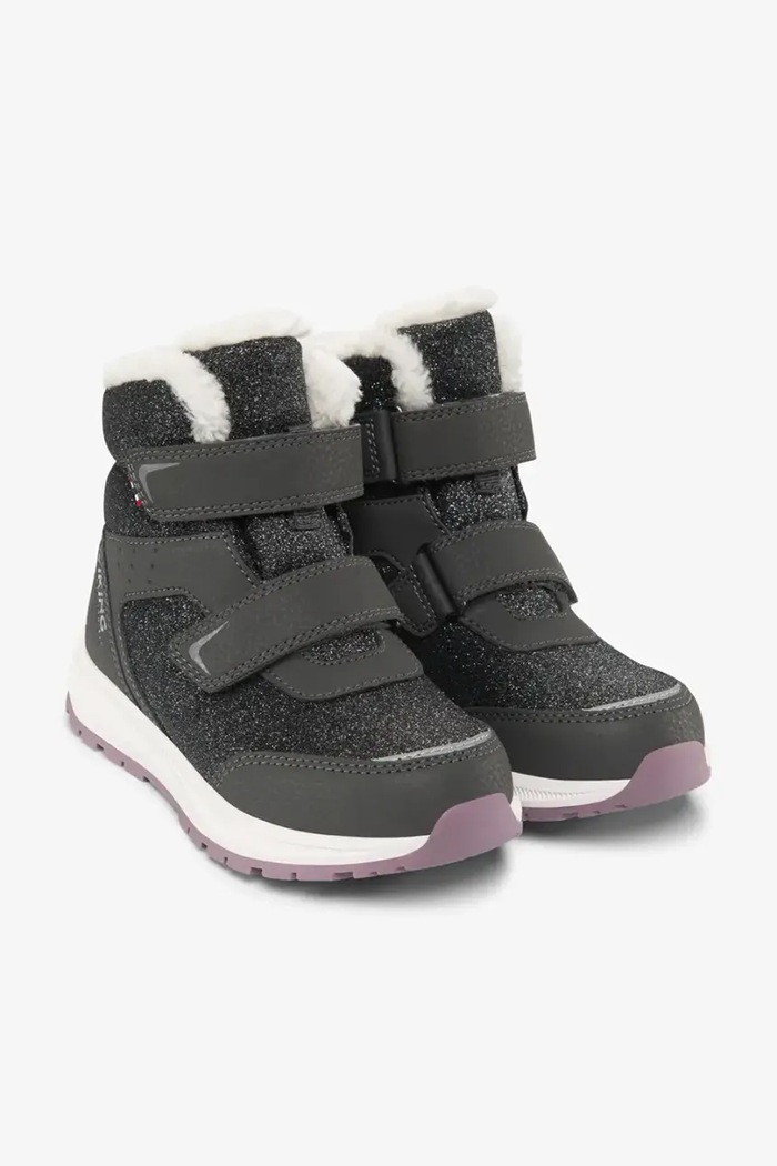 Viking Kids Buty zimowe dziecięce Equip Glitter Warm WP 2V 3.95515 szary AW26