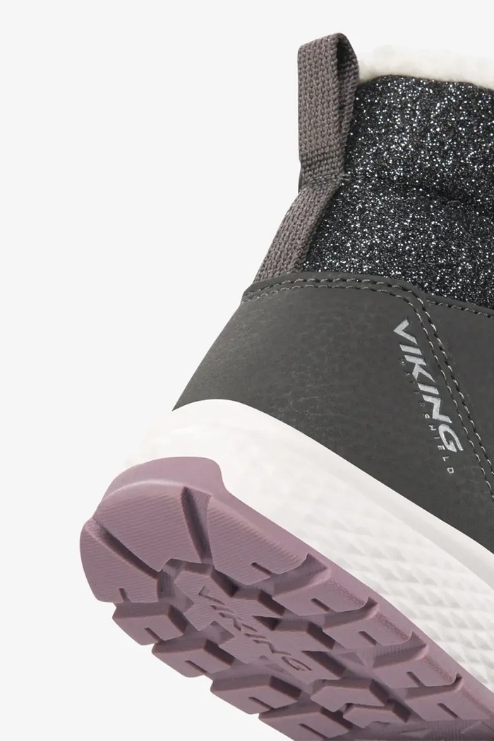 Buty zimowe dziecięce Equip Glitter Warm WP 2V Viking Kids szary 3.95515
