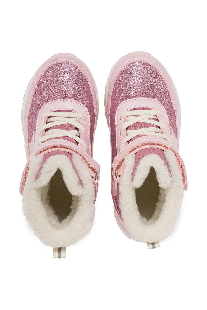 Deklice Viking Kids Čevlji zimski otroški Equip Star Warm WP 1V SL 3.95500 roza