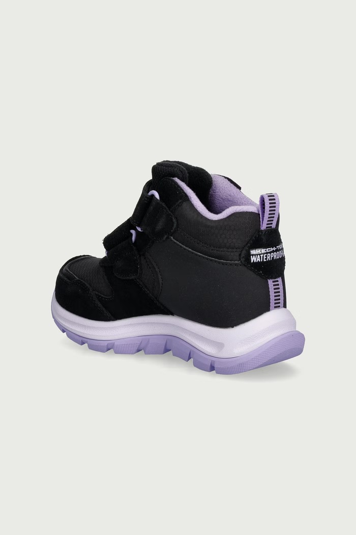 Dziewczynka Skechers Buty zimowe dziecięce DYNAMIC TRAIL - SNUGGLE WALKS 303490L czarny