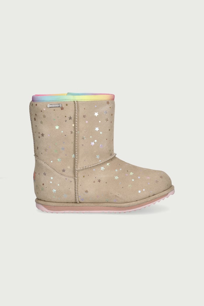 Emu Australia Śniegowce dziecięce zamszowe Sparkle Brumby K13100.Sparkle.Brumby beżowy AW26