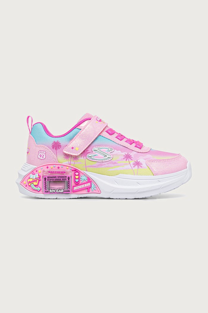 Skechers SKECHERS GARAGE GLAM RACER sneakersy dziecięce 304351L różowy AW26