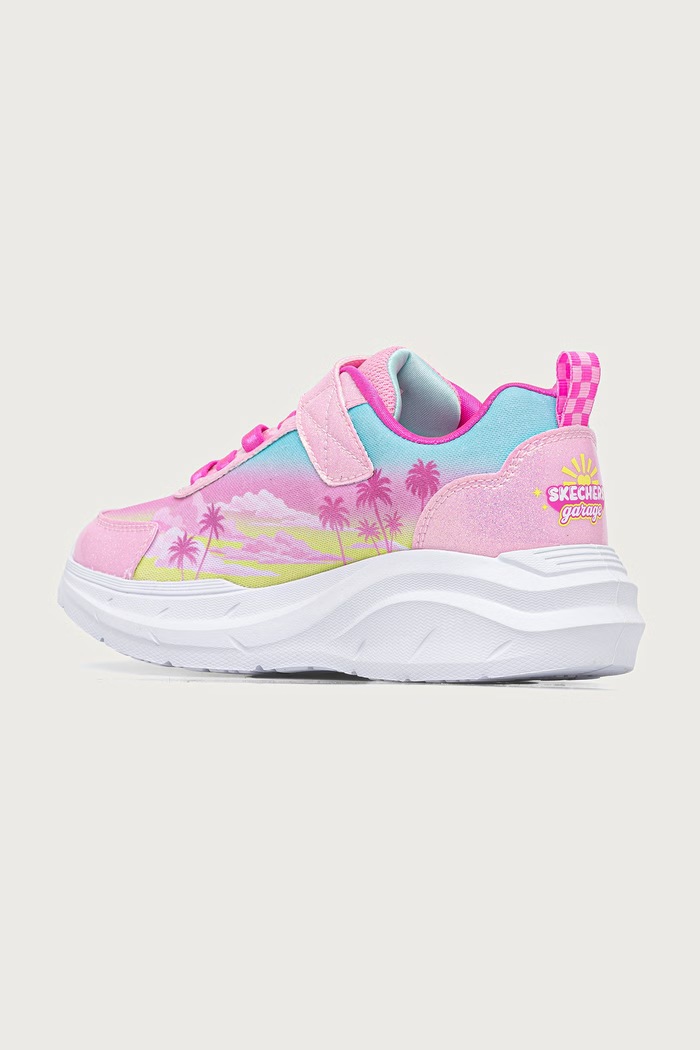Dziewczynka Skechers SKECHERS GARAGE GLAM RACER sneakersy dziecięce 304351L różowy