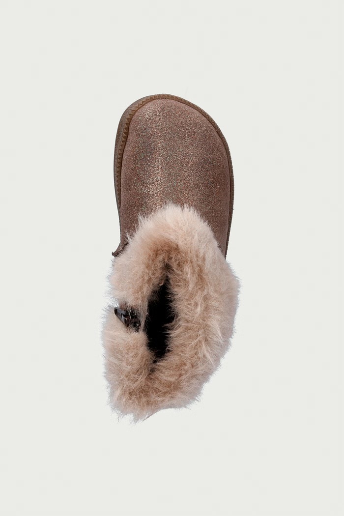 Παπούτσια χειμερινά παιδικά σουέτ BAREFOOT LOOP BOOT Froddo G3160264.G.25.30 μπεζ