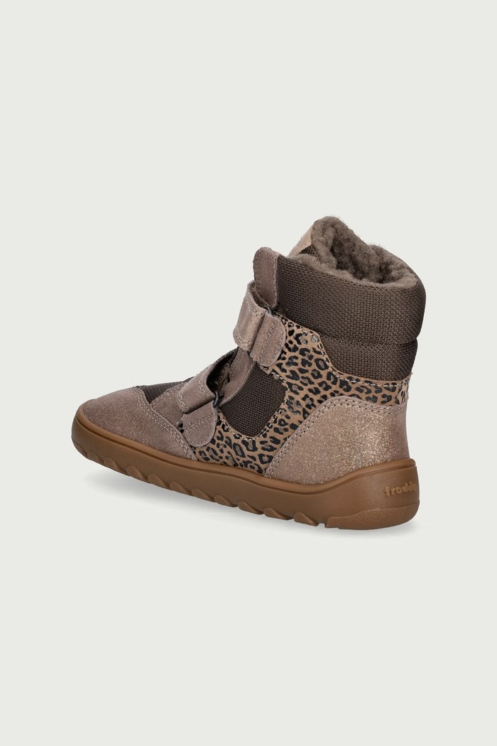 Dievča Froddo Detské zimné topánky BAREFOOT UP HILL WOOL G3160262.G.31.35 hnedá
