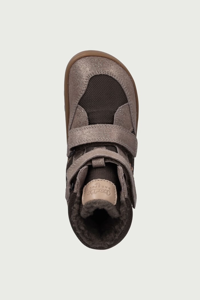Detské zimné topánky BAREFOOT UP HILL WOOL Froddo G3160262.G.31.35 hnedá
