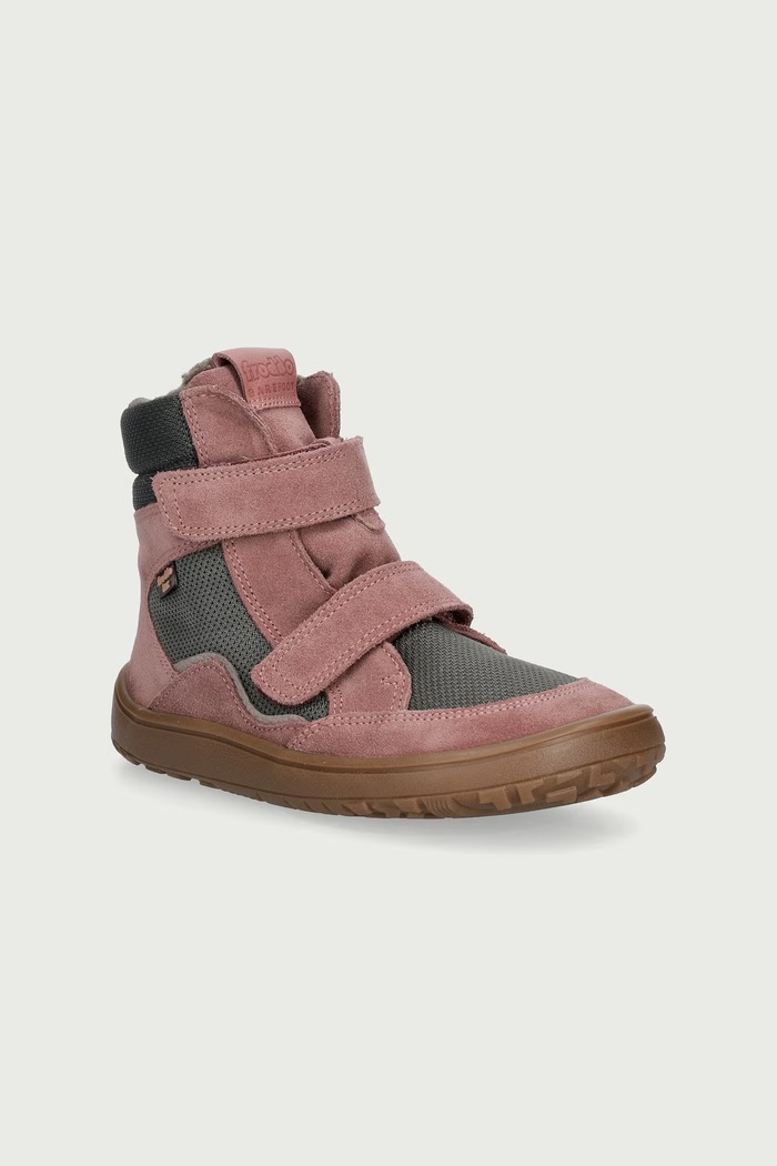 Froddo Detské zimné topánky BAREFOOT TEX WINTER ružová G3160247.G.25.30