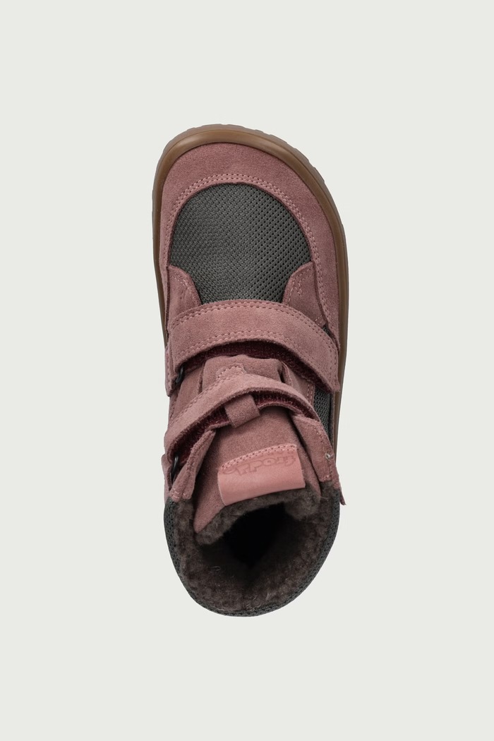 Detské zimné topánky BAREFOOT TEX WINTER Froddo G3160247.G.25.30 ružová