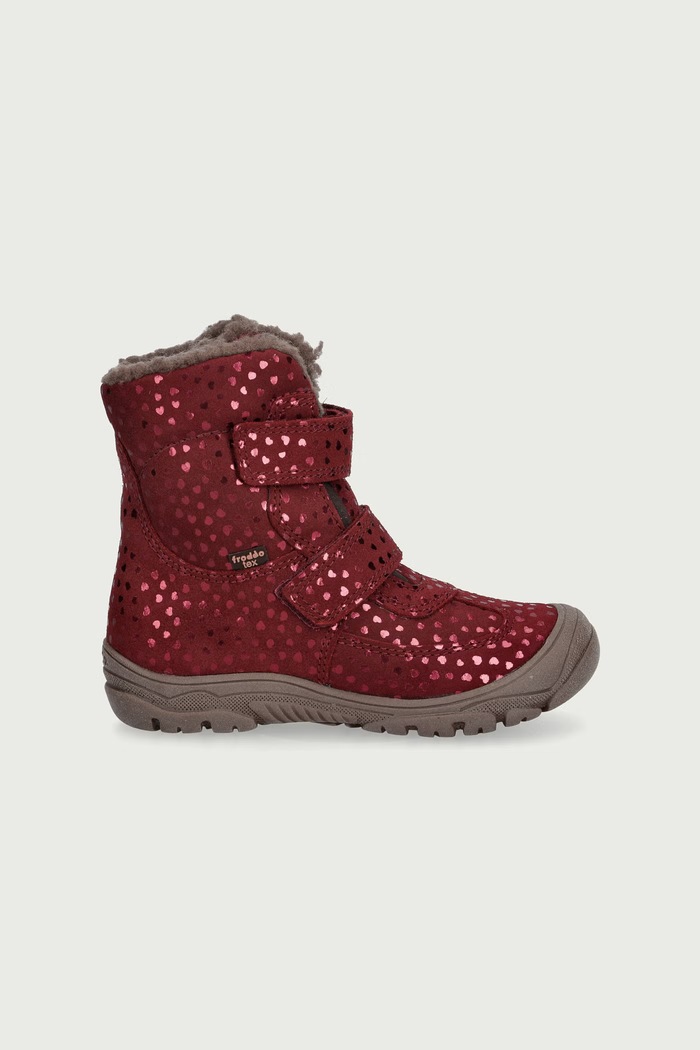 Froddo Obuća za djecu od kože LINZ WOOL TEX HIGH G3160230.G.31.35 bordo AW26