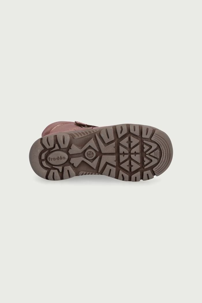 Buty zimowe dziecięce skórzane LINZ WOOL TEX HIGH Froddo różowy G3160230.G.25.30