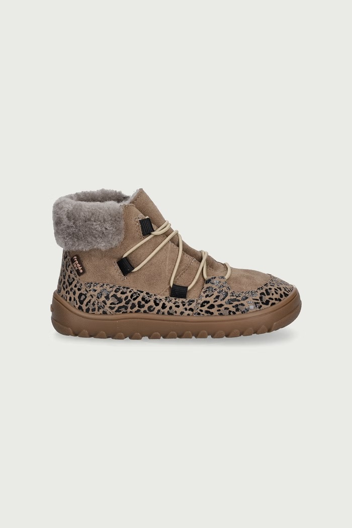 Froddo Buty zimowe dziecięce zamszowe BAREFOOT UP FURRY TEX G3110283.G.25.30 beżowy AW26