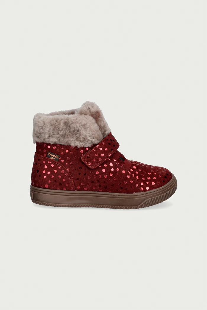 Froddo Buty zimowe dziecięce skórzane BASCO TEX G2110144.G.25.30 bordowy AW26