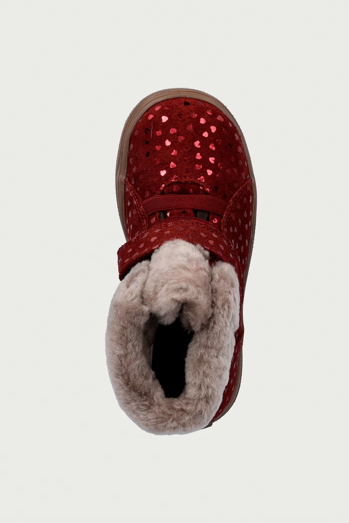 Buty zimowe dziecięce skórzane BASCO TEX Froddo G2110144.G.25.30 bordowy