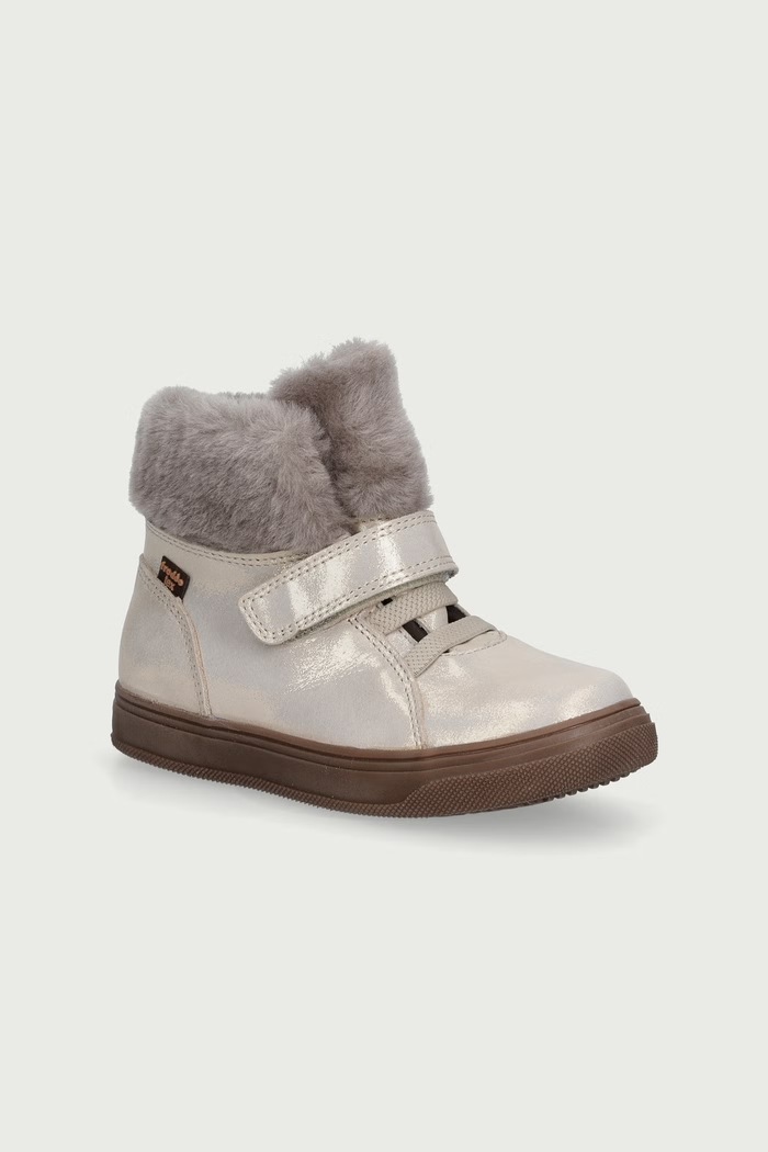 Froddo Buty zimowe dziecięce skórzane BASCO TEX srebrny G2110144.G.25.30