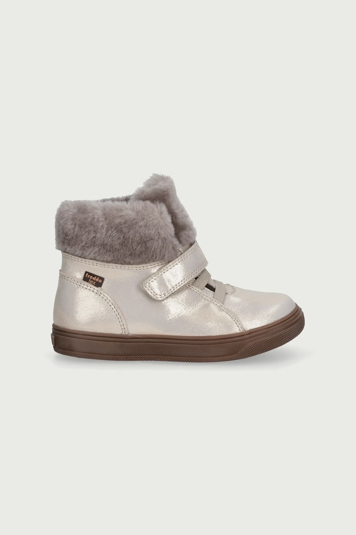 Froddo Buty zimowe dziecięce skórzane BASCO TEX G2110144.G.25.30 srebrny AW26