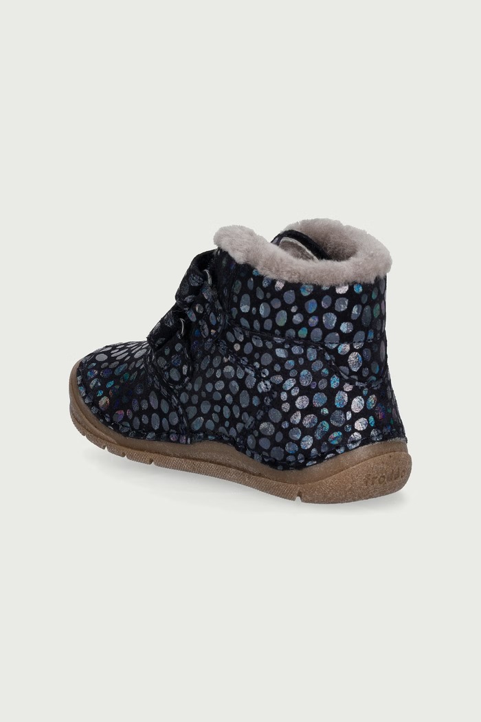 Dziewczynka Froddo Buty zimowe dziecięce skórzane PAIX UP WINTER G2110143.G.20.24 niebieski