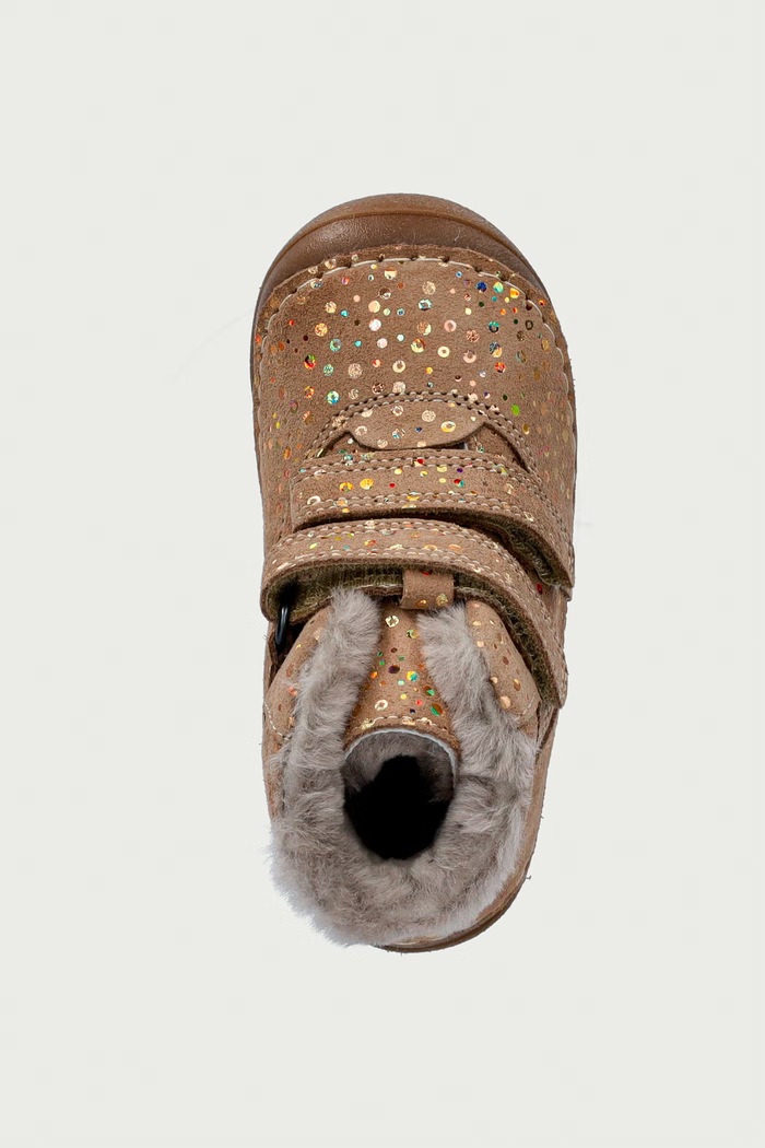 Buty zimowe dziecięce skórzane PAIX UP WINTER Froddo G2110143.G.20.24 brązowy