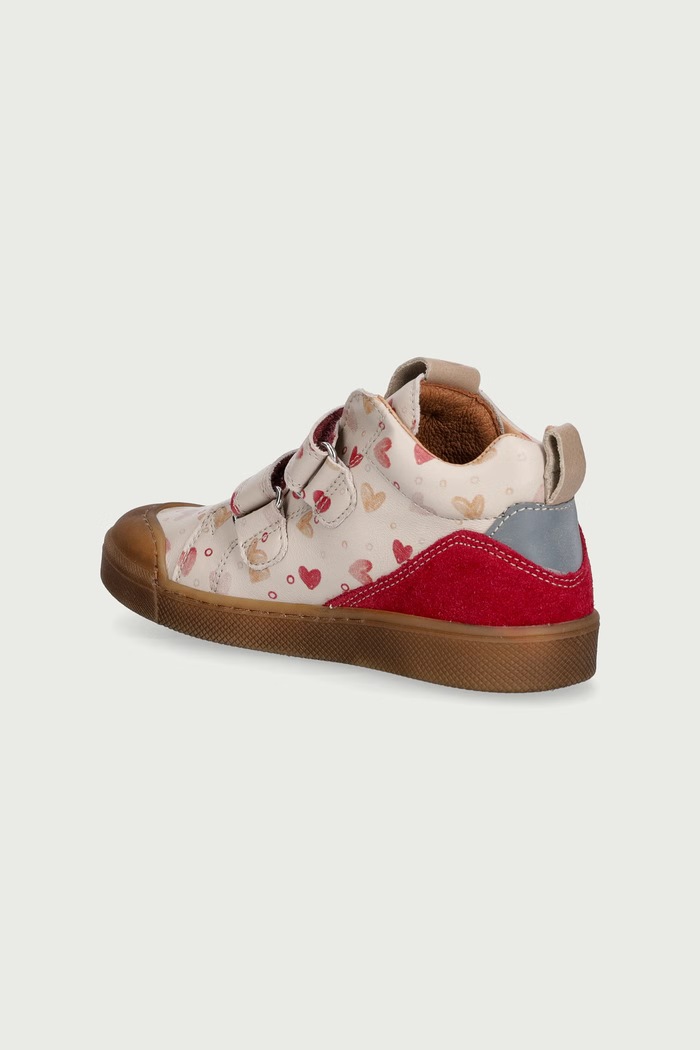 Dziewczynka Froddo Półbuty dziecięce zamszowe ROSARIO HIGH-TOP G2110134.G.25.30.X beżowy
