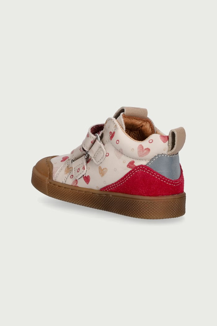 Dziewczynka Froddo Półbuty dziecięce skórzane ROSARIO HIGH-TOP G2110134.G.20.24.X beżowy