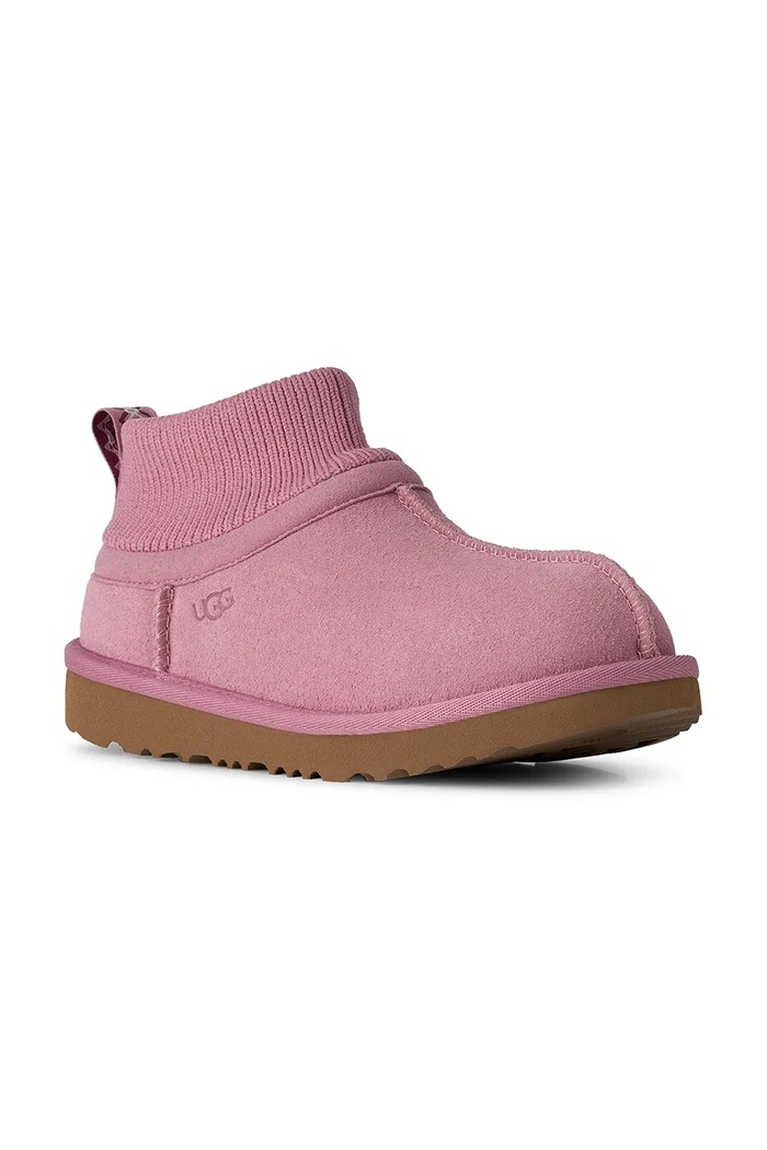 UGG Snehule detské semišové CLASSIC ULTRA STRETCH CUFF 1157702K.G ružová AW26