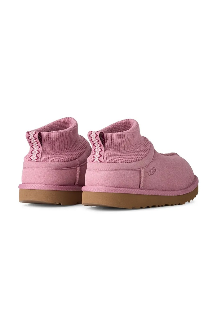 Dievča UGG Snehule detské semišové CLASSIC ULTRA STRETCH CUFF 1157702K.G ružová
