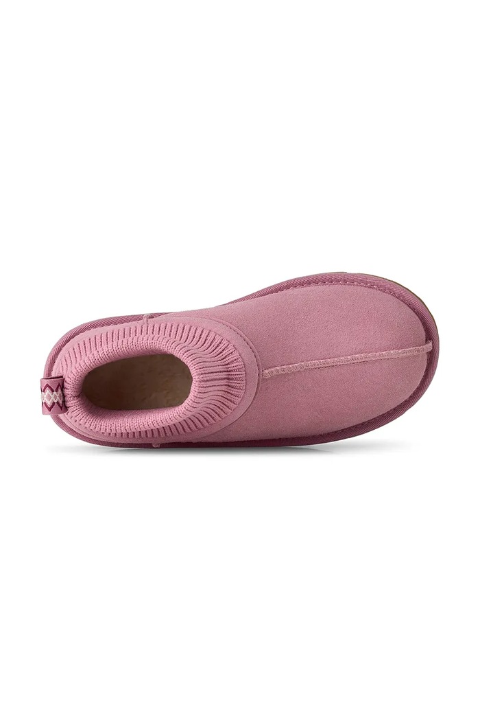 Snehule detské semišové CLASSIC ULTRA STRETCH CUFF UGG ružová 1157702K.G