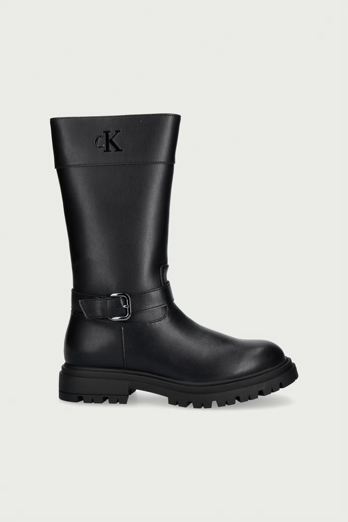 Calvin Klein Botki dziecięce V3A6.83422.35.39 czarny AW26
