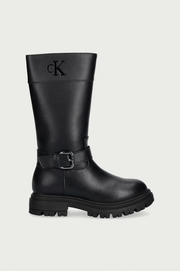 Calvin Klein Botki dziecięce V3A6.83422.30.34 czarny AW26